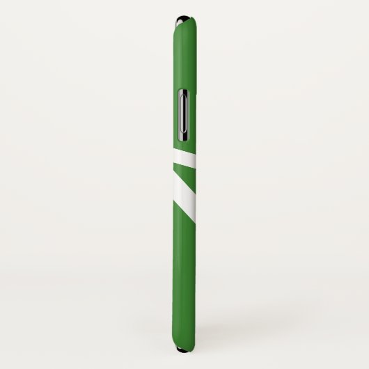 Groen wit, eenvoudig aangepast Case-Mate iPhone case (Achterkant / rechts)