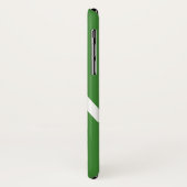 Groen wit, eenvoudig aangepast Case-Mate iPhone case (Achterkant/links)