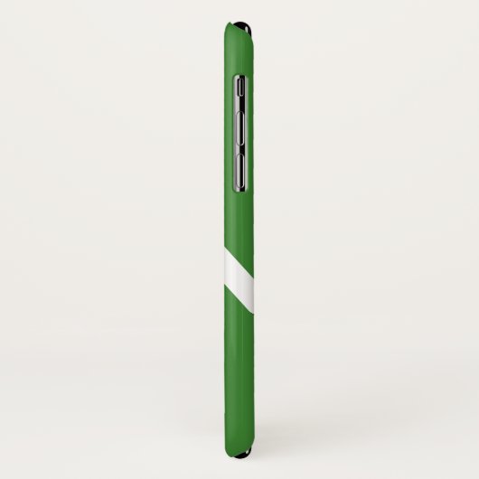 Groen wit, eenvoudig aangepast Case-Mate iPhone case (Achterkant/links)