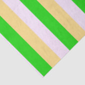 Groen, wit en oranje patroon tissuepapier (Detail)