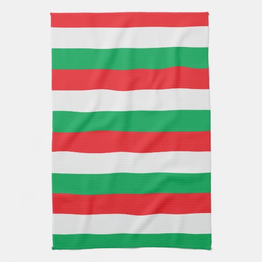 Groen, wit en rood - Italiaanse vlag Theedoek (Verticaal)