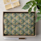 groen wit floragepatroon St Patrick Tis Tissuepapier (Geschenk)