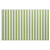 Groen & wit gekleurde lijnen stof (Fat Quarter)