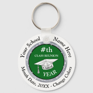 Groen Wit Gepersonaliseerd, de Gift Ideeën van de  Sleutelhanger