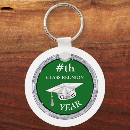 Groen Wit Gepersonaliseerd, de Gift Ideeën van de  Sleutelhanger (Achterkant)