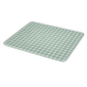 Groen Wit Geruit Diamant Patroon Snijplank (Hoek)