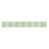 Groen wit gestreept patroon grosgrain lint (Voorkant)