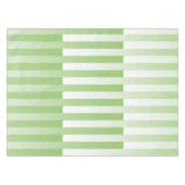 Groen wit gestreept patroon tafelkleed (Voorkant (Horizontaal))