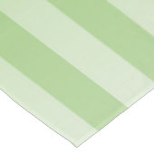 Groen wit gestreept patroon tafelkleed (Gekanteld)