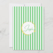 Groen & Wit gestreepte Jingle vakantie (Voorkant)