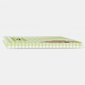 GROEN & WIT GINGHAM PLAID MET TEDDYBEER GASTENBOEK (Rug)
