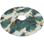 Groen Wit Goud Kerstboom Rok (Gekanteld)