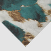 Groen Wit Goud Luipaard Tissuepapier (Detail)