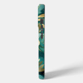 Groen Wit Goud Roos Bloemen Case-Mate iPhone Case (Achterkant / Links)