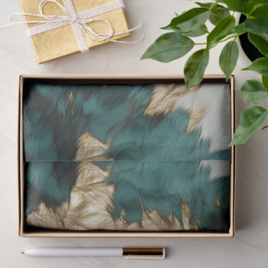 Groen Wit Goud Tissuepapier (Geschenk)