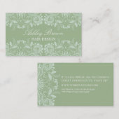 Groen & Wit  kant Visitekaartje (Voorkant / Achterkant)