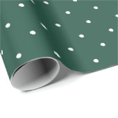 Groen wit karton met kerstinslag cadeaupapier (Rol Hoek)