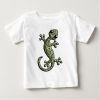 Groen wit klimmen Gecko Lizard