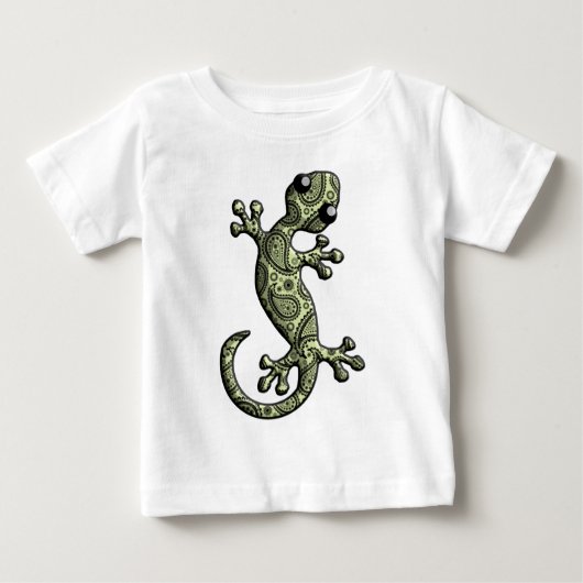 Groen wit klimmen Gecko Lizard (Voorkant)