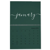 Groen-wit minimalistisch 2024\5 kalender (Jan 2026)