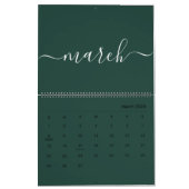 Groen-wit minimalistisch 2024\5 kalender (Mar 2026)