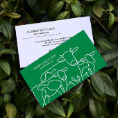 Groen & Wit Mobiele Slager Veehouderij Visitekaartje