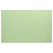 Groen wit modern driehoekspatroon stof (Fat Quarter)