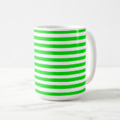GROEN & WIT PAASSTREPEN KOFFIEMOK (Voorkant rechts)