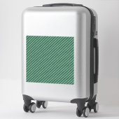 Groen Wit Patroon Sticker (Koffer)