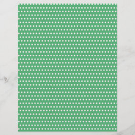 Groen & Wit Polkadots Kerst Scrapbook Papier