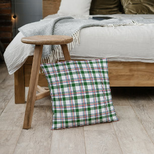 Groen wit rood blauw hut Lumberjack Patroon Kussen