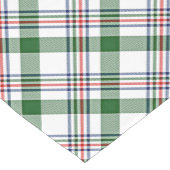 Groen wit rood blauw hut Lumberjack Patroon Medium Tafelloper (Hoek)