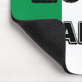 Groen Wit Rood Driekleurig 100% Italiaans Muismat (Hoek)
