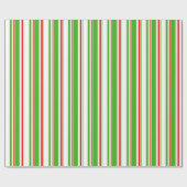 Groen, wit, rood kerstgebrouwbaar patroon cadeaupapier (Vlak)