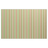 Groen, wit, rood met kerstinstraling stof (Yard (91,4 cm))