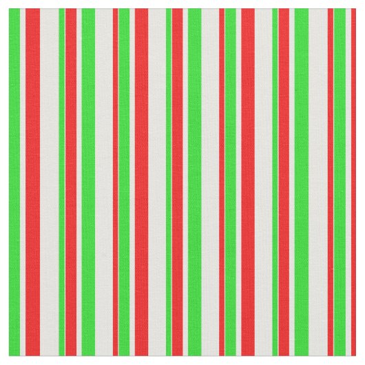 Groen, wit, rood met kerstinstraling stof (Close Up)