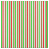 Groen, wit, rood met kerstinstraling stof (Swatch)