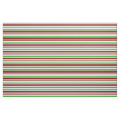 Groen, wit, rood met Kerstmis-Thlein Pattern Stof (Fat Quarter)