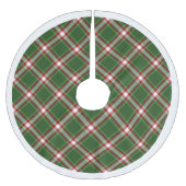 Groen wit roodrood lumberjack patroon kerstboom rok (Voorkant)