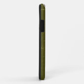 groen, wit Stripes patroon Case-Mate iPhone Case (Achterkant/rechts)