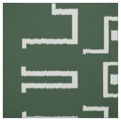 Groen wit tribaal Dance African Pattern Textile Stof (Swatch)