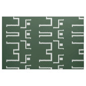 Groen wit tribaal Dance African Pattern Textile Stof (Fat Quarter)