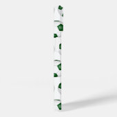 Groen wit voetballen patroon monogram Case-Mate iPhone case (Achterkant / Rechts)