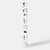 Groen wit voetballen patroon monogram Case-Mate iPhone case (Achterkant / Links)