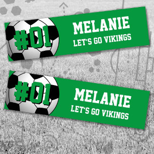 Groen wit voetbalteam bumpersticker