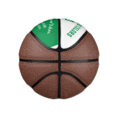 Groen, wit, volledig formaat of aangepaste mini-ba basketbal
