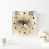 Groen wit, wit, perzisch vierkante klok (Huis)