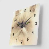 Groen wit, wit, perzisch vierkante klok (Hoek)