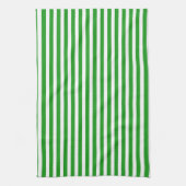 Groen + Witgestreepte Chef Theedoek (Verticaal)
