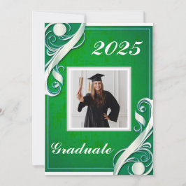 Groen Witte Afstuderen Kaart